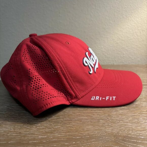 Nike Dri-Fit Washington Nationals Red Hat (One Size Fits Most) - Picture 6 of 6
